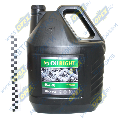 2329 Масло моторное минеральное SAE 15w40 (10л); Турбодизель API CF-4/SJ Oil Right